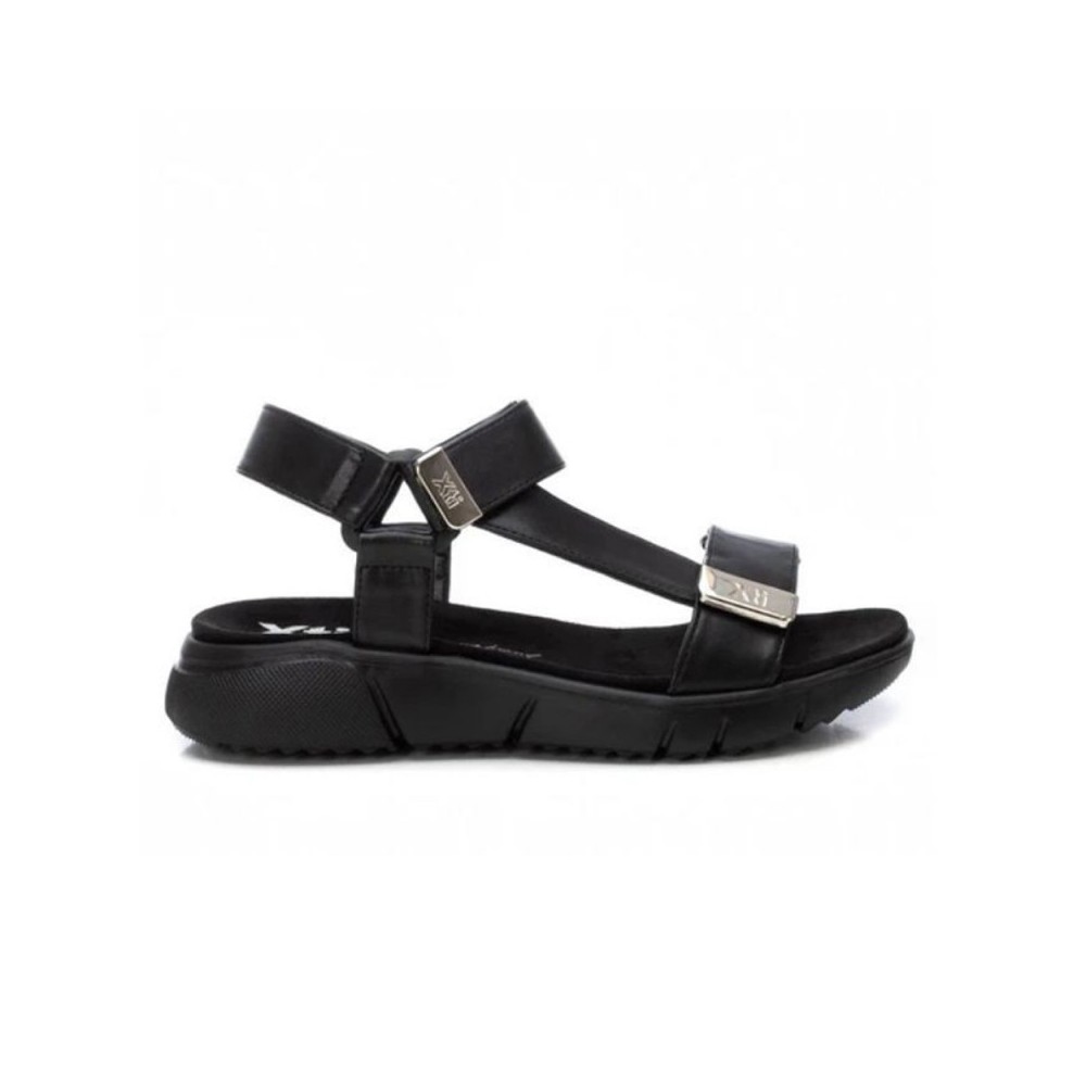Cuñas XTI 144112 para Mujer, Sandalias de Plataforma en Color Negro, Moda Cómoda y Elegante