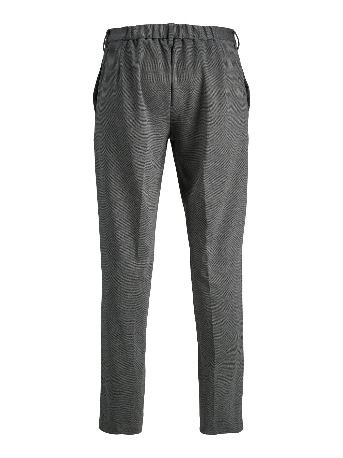 Jack & Jones - Pantalón de vestir Jersey Trouser Noos gris oscuro de corte ajustado, tejido ligero y elástico para ocasiones formales