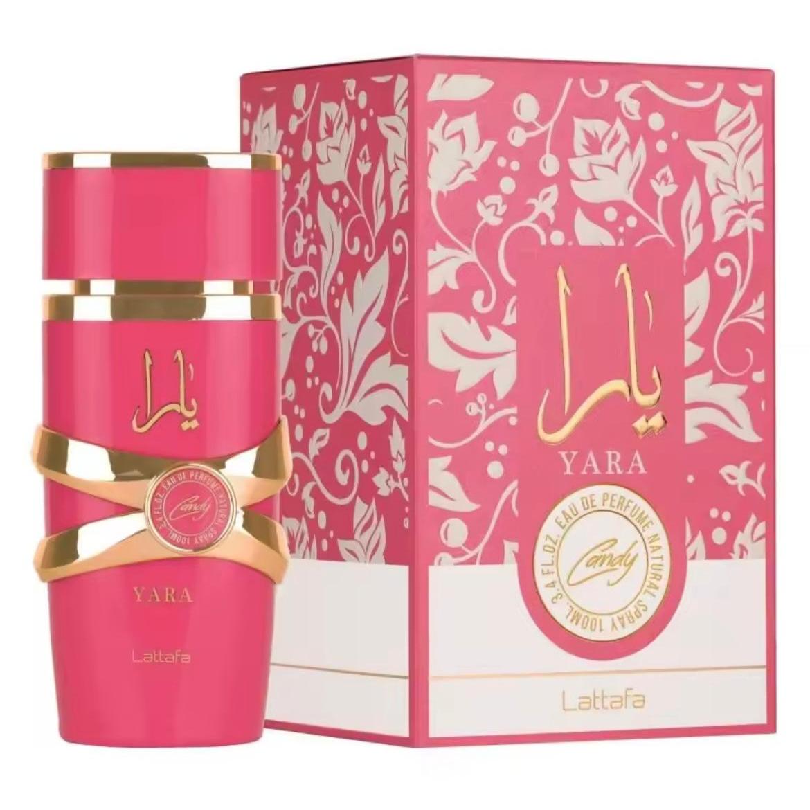 Perfume Mujer Yara Candy Lattafa 100Ml Edp Aroma Dulce Frutal Gourmand Duradero Y Seductor