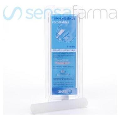 Gelastic Tubos Elásticos Recortables 100% Gel, Talla S, 11Mm, 1 Ud