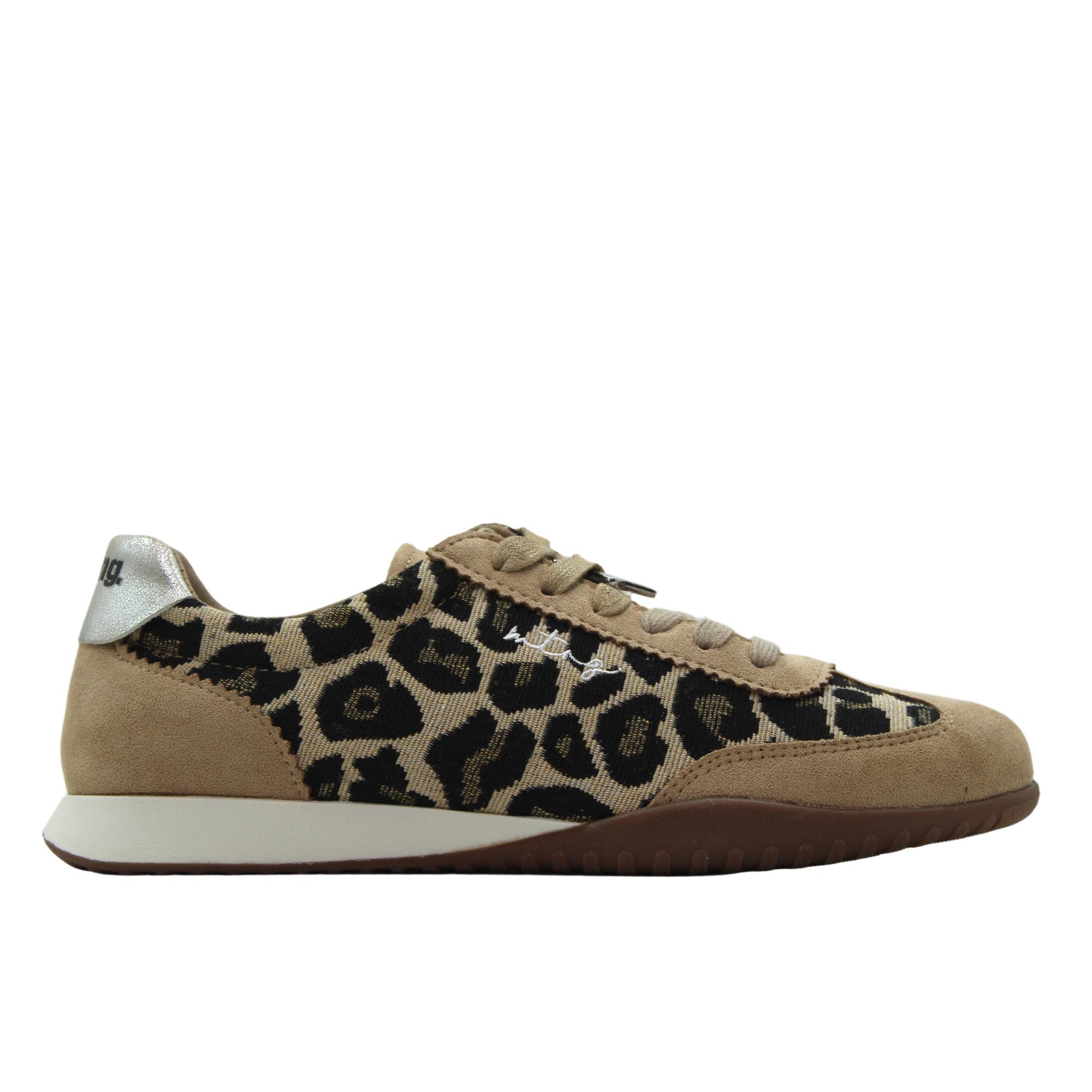 MTNG 60041 Sneakers casual de polipiel y antelina, cordones, suela goma, para señora