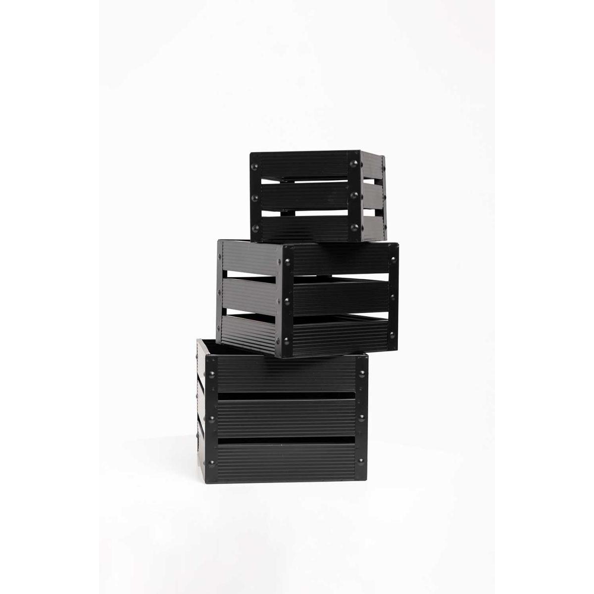 Regalos Miguel - Organizadores - Set 3 Cajas Metálicas Torix