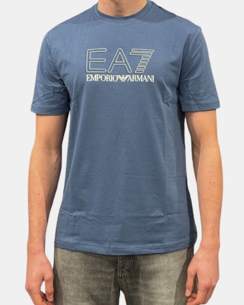 EA7 7M001308 AF10373 Camisetas Manga corta Hombre Azul