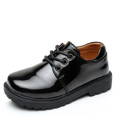 TK Nuevos Zapatos De Cuero Para Niños Estilo Británico Zapatos De Escuela Presentaciones Casuales Moccasins Blancos Negros Talla True All Seasons