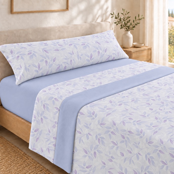 Juego de Sábanas de Coralina para Invierno, 100% Poliéster, Tacto Muy Suave y Cálido, Inclueye Bajera Ajustable, Encimera y Funda de Almohada, Lavable a Máquina, Disponible para Camas de 90, 105, 135, 150 y 180 cm