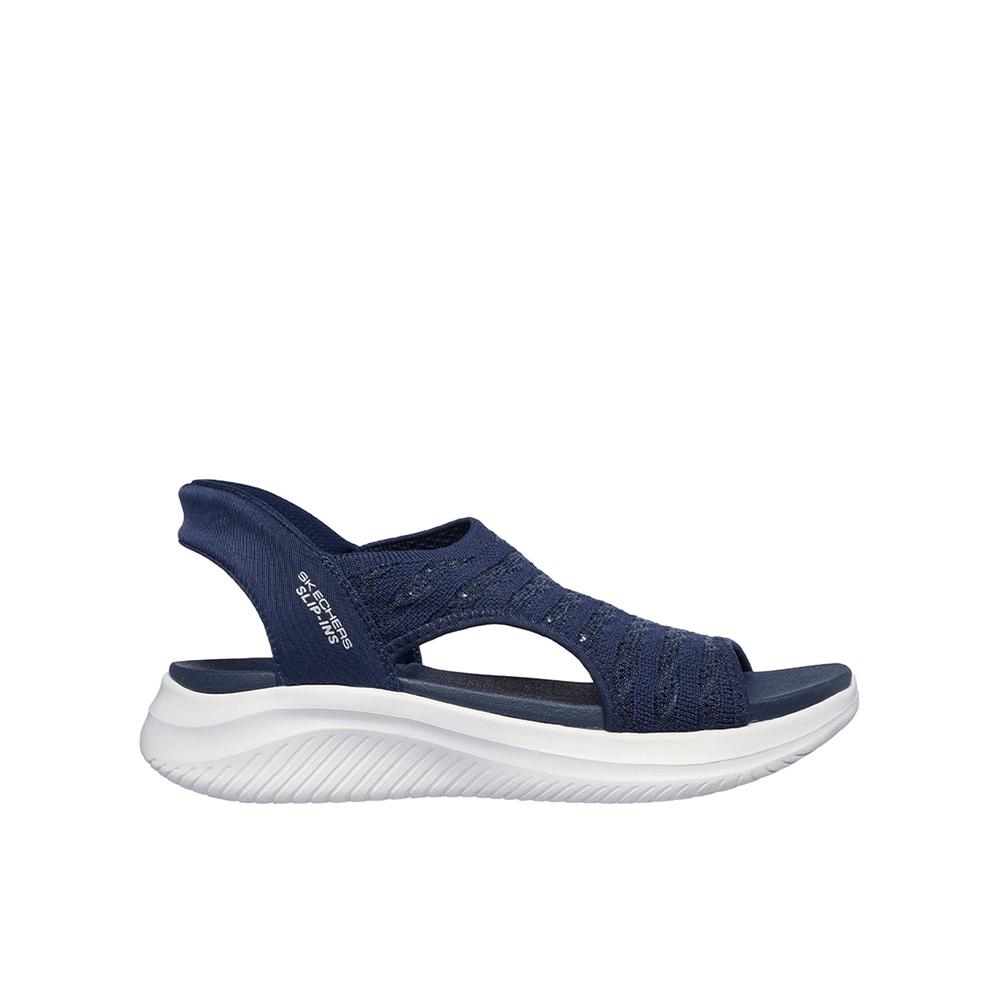 Skechers Sandalia Ultra Flex 3.0 - Sun Warmth Azul Mujer, con cuña de 3cm modelo 119805_NVY 87850