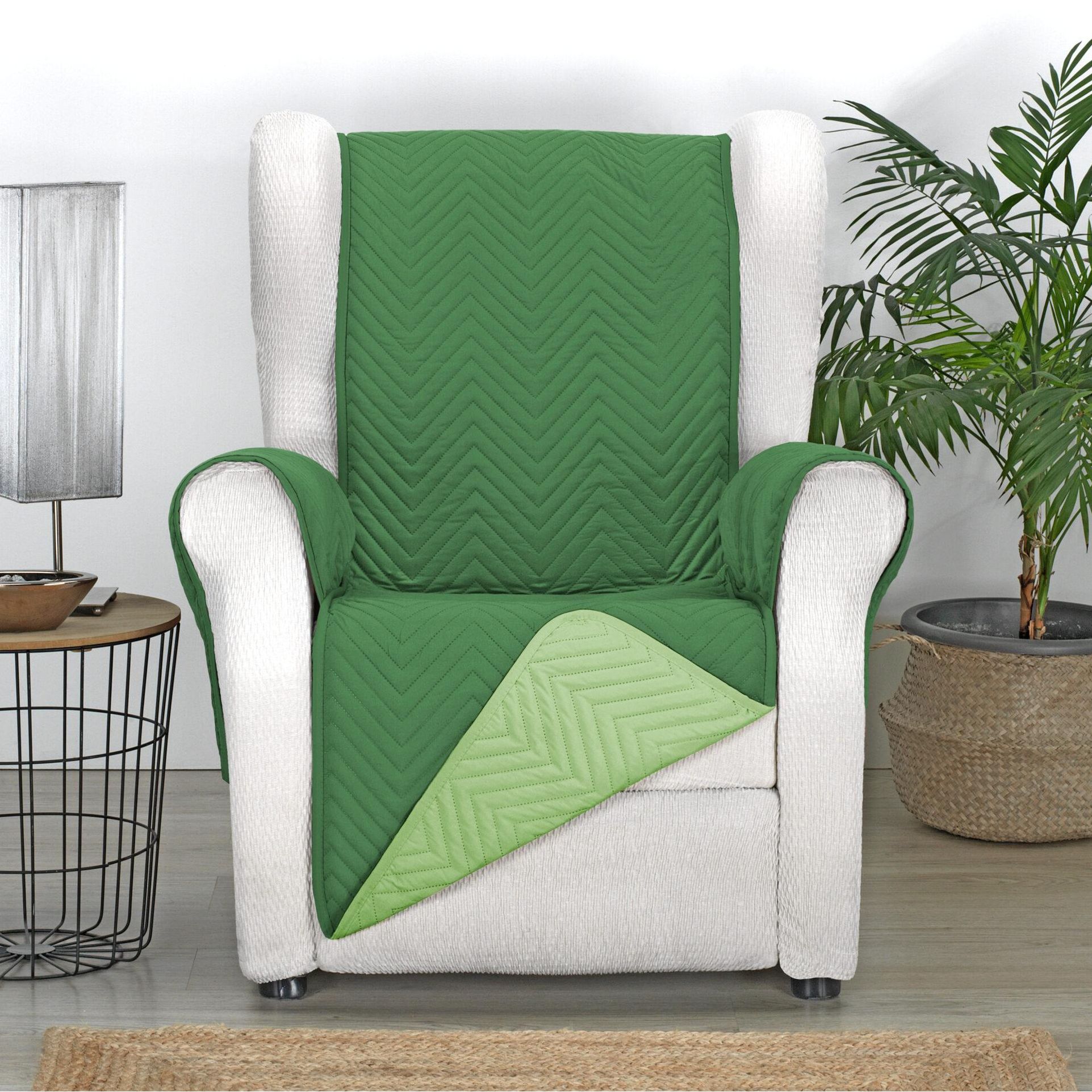 S&T Sofa Covers - Funda Cubre Sofá Reversible 1, 2, 3 y 4 plazas Modelo Mont - Ideal para proteger y cuidar el sillón o sofá