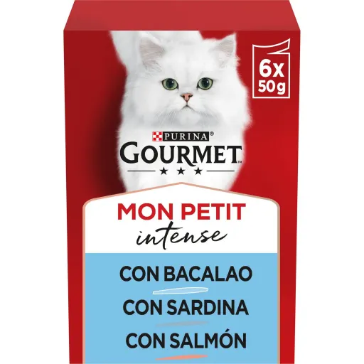 Gourmet Comida Húmeda en Multipack Mon Petit Selección de Pescados para Gatos - 6x50 gr