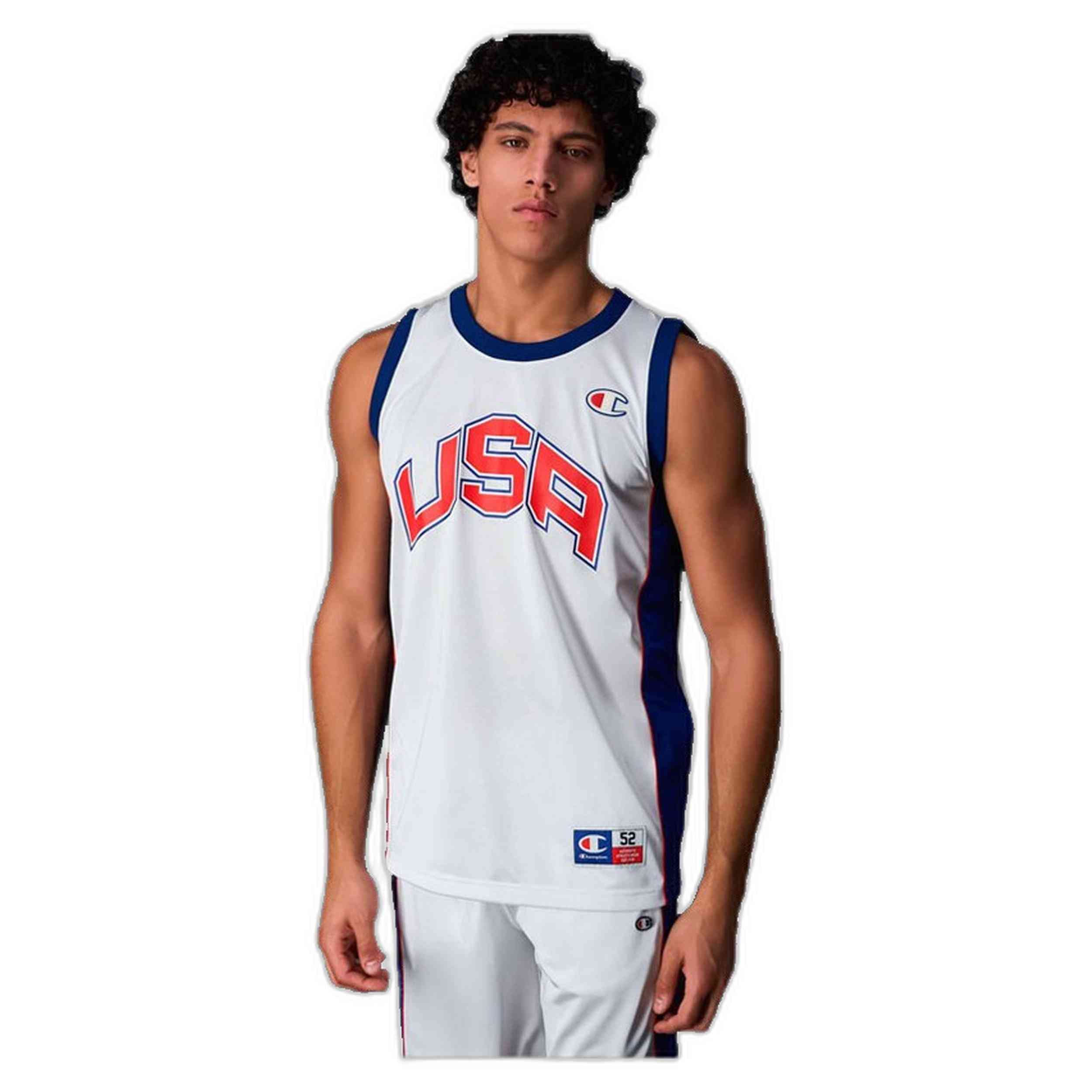 Camisetas De Baloncesto Champion modelo 219745-WW001 para Hombre en color Blanco