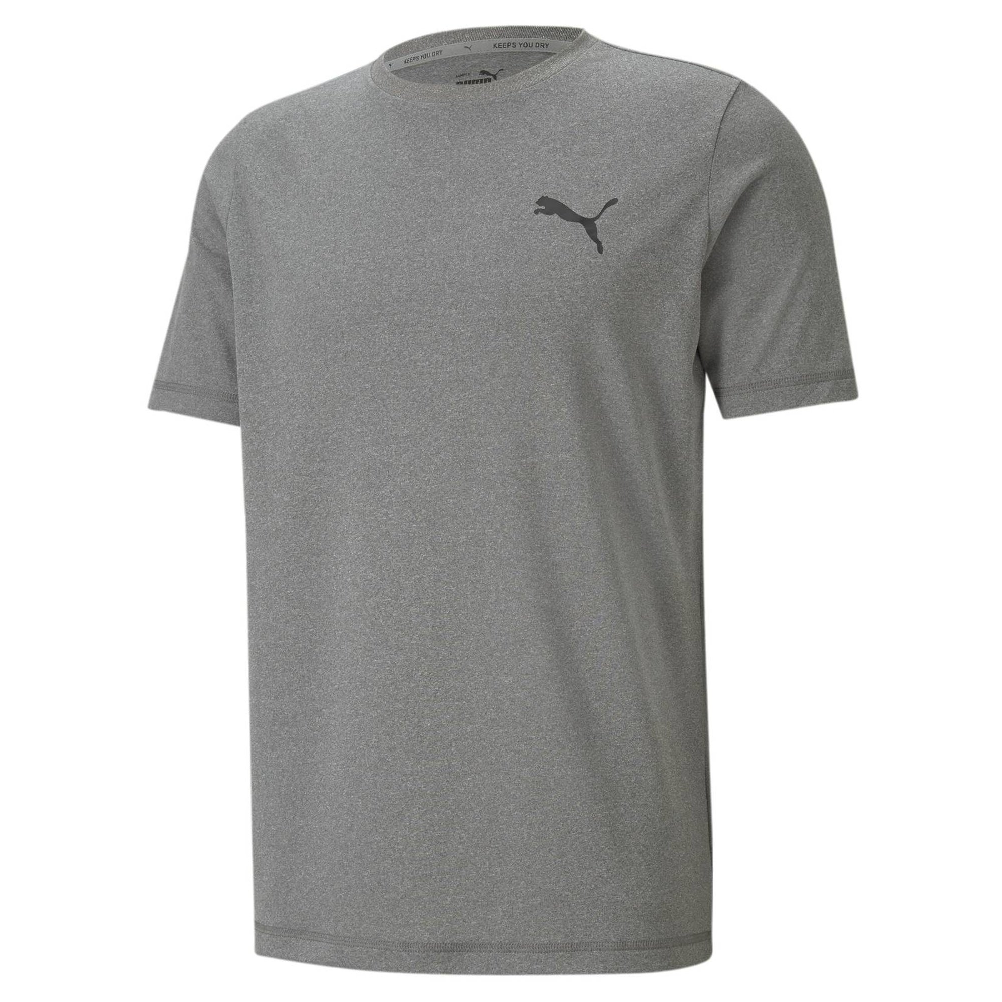 PUMA Camiseta para hombre - ACTIVE Tee, camiseta funcional, dryCELL, cuello redondo, manga corta, uni ACTIVE Small Logo Tee
