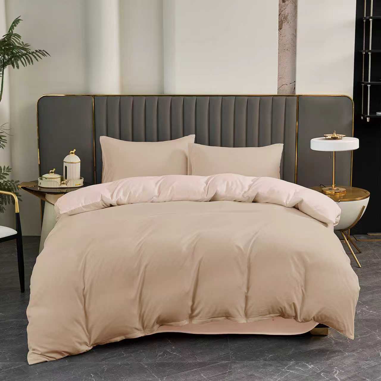 Juego de Funda Nórdica 3/4 Piezas de Algodón Extrasuave Juego de Ropa de Cama 90/105/135/150CM