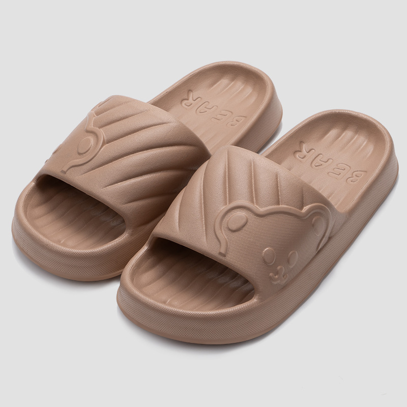 CA pantuflas sencillas de mujerBonitas sandalias para exteriores resistentes al desgaste con suela suave para oficina y hogar con un toque de mierda.