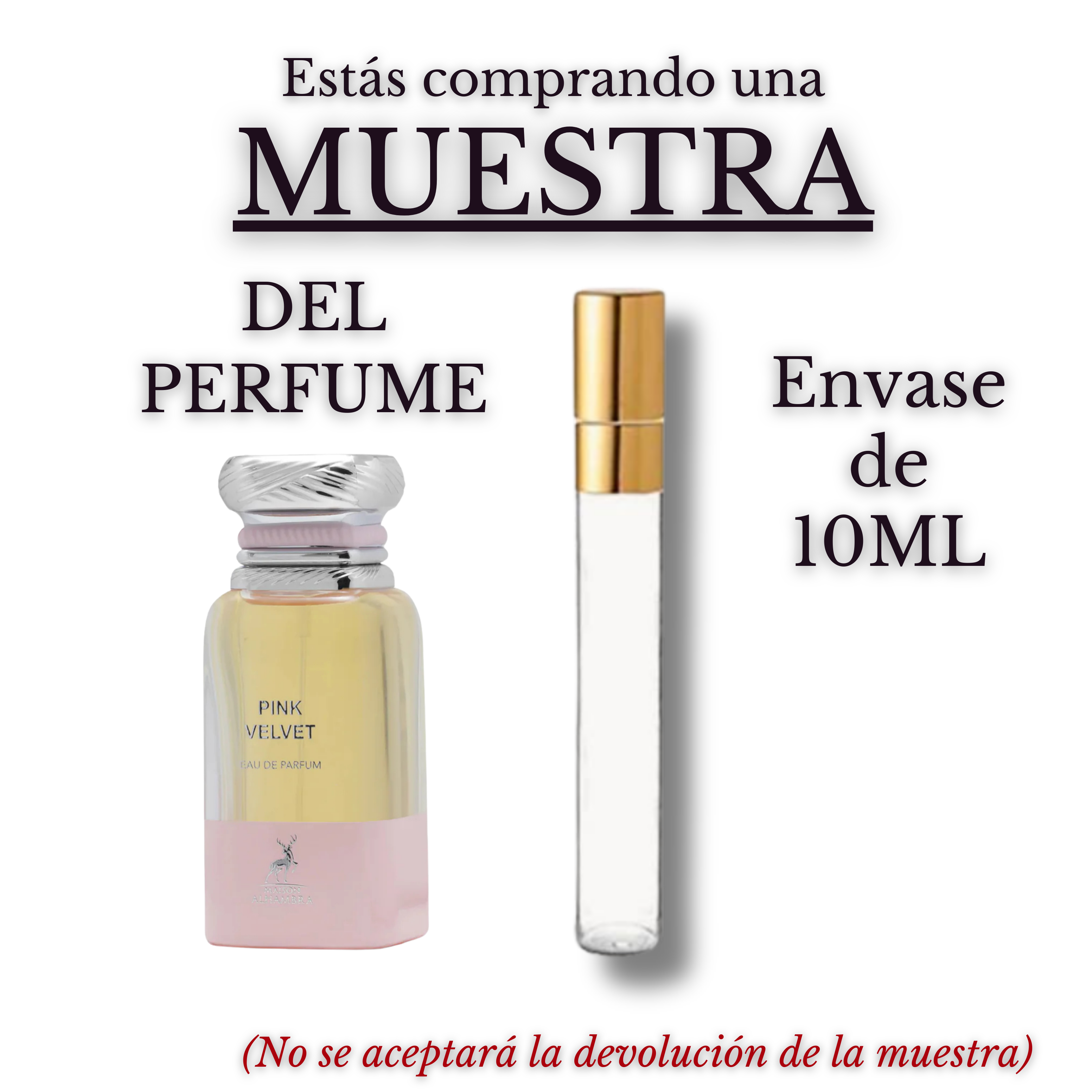 Pink Velvet Eau de Parfum (anteriormente ROSE PETALS) - Maison Alhambra