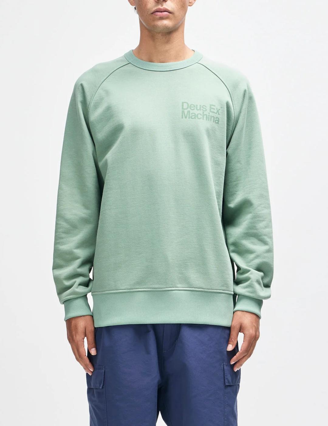 DEUS SUDADERA VERDE PLENTY GOOD