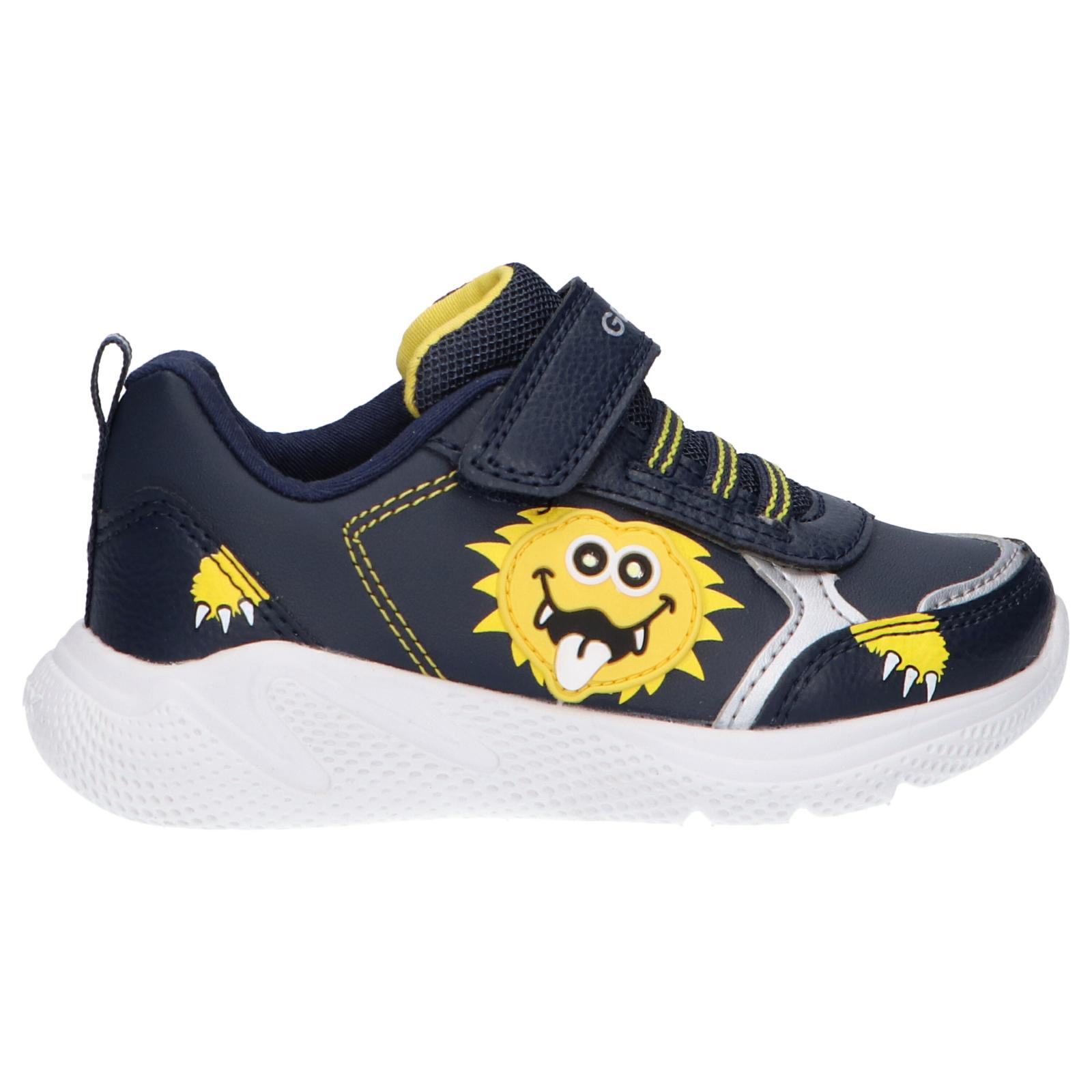 Geox b264ub 000bc b sprintye c0657 navy-yellow boys' sneakers