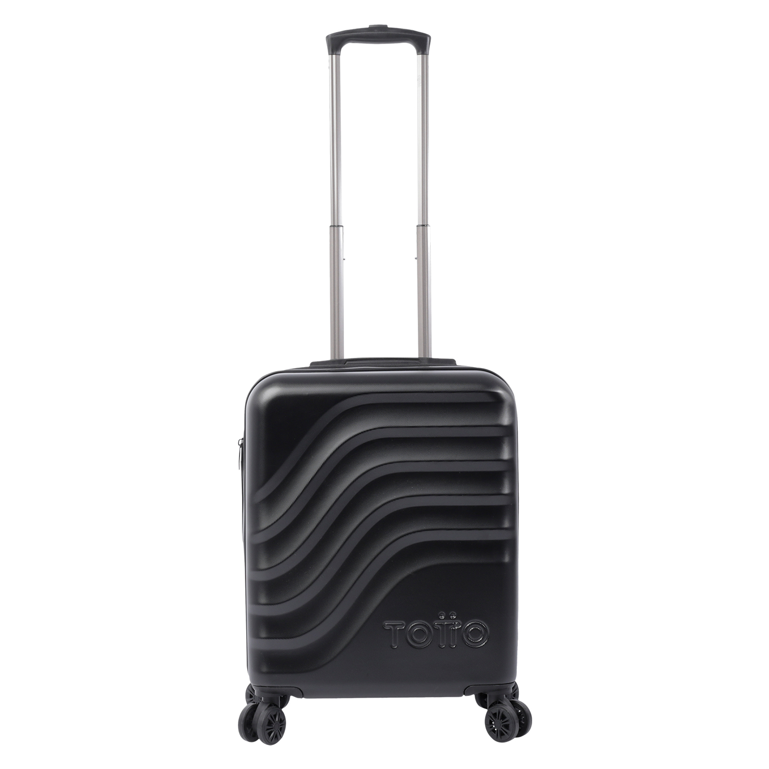 TOTTO - Maleta Trolley Cabina, Modelo Bazy+, 39,5 x 54,5 x 22,5 cm, Capacidad 39L, Expandible, Resistencia a Impactos, Ruedas 360º, Manija Telescópica, Correas Internas, Candado TSA, Color Negro