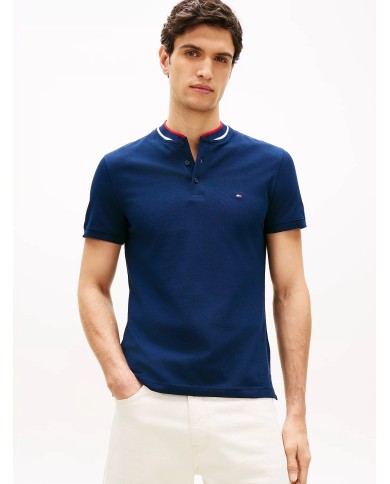 Tommy Hilfiger Polo slim con cuello ribeteado