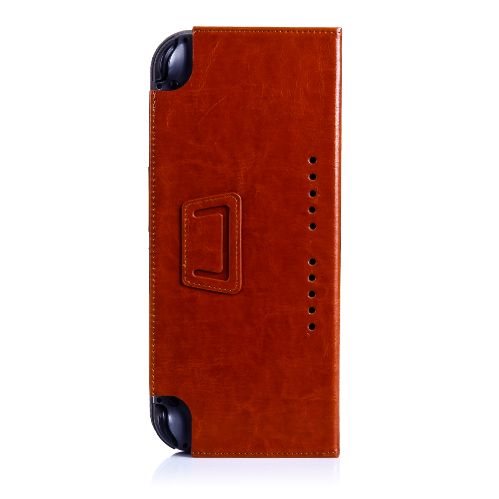 DAM. ESTUCHE DE PIEL CON ASA PARA NINTENDO SWITCH 25x11x2cm