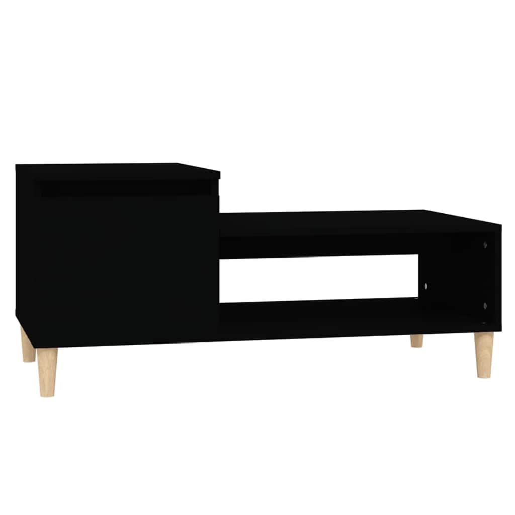 vidaXL Mesa de centro madera contrachapada 100x50x45 cm Multicolor