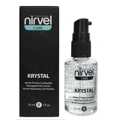 Nirvel Krystal Sérum de Puntas 30ml: Nutre, Repara y Protege tus Cabellos con Brillo y Suavidad – Solución Ideal para Puntas Abiertas