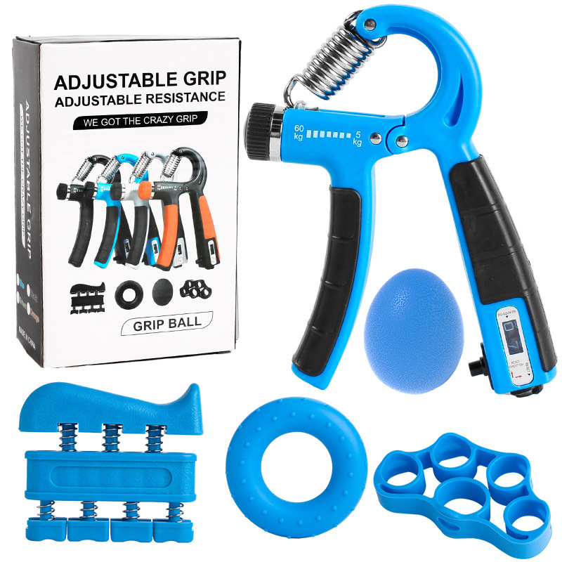 Juego de Ejercitadores de Mano Ajustables – Kit de 5 Piezas para Fortalecimiento Muscular