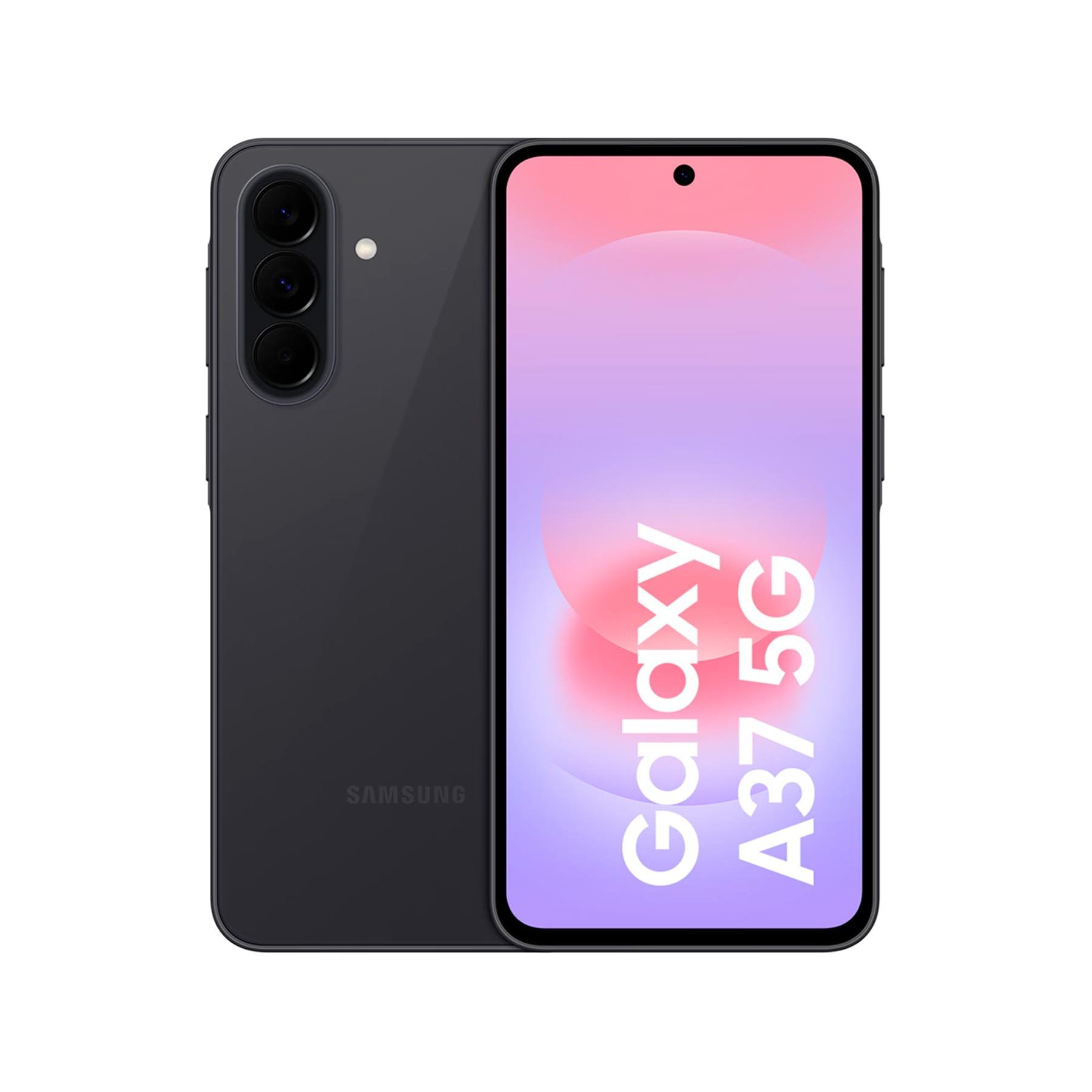 SAMSUNG GALAXY A37 5G NFC 128GB+6GB RAM PANTALLA 6,7'' 120HZ SUPER AMOLED FHD+/  CÁMARA TRASERA 50MP  CÁMARA FRONTAL 12MP/ ANDROID 16/ WIFI 6/ BLUETOOTH 5.3/ DUAL-SIM/ ESIM BATERÍA 5.000MAH CARGA RÁPIDA 45W CONECTOR USB-C SMARTPHONE  TELÉFONO MÓVIL  LIBRE
