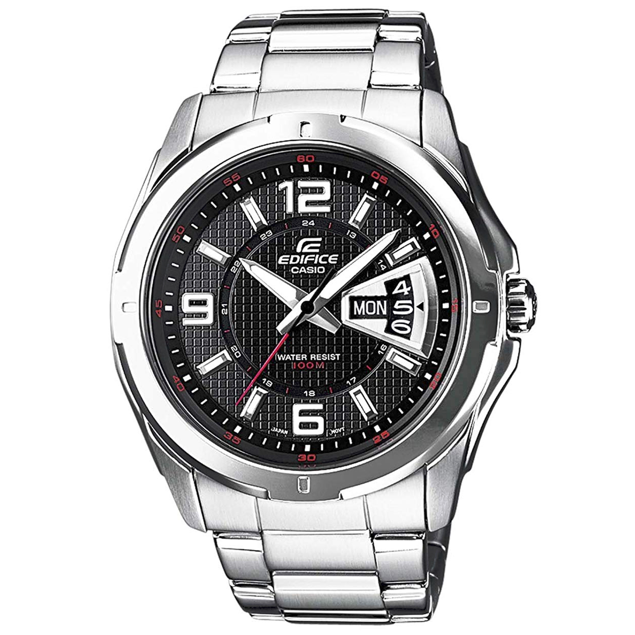 Casio Ef-129d-1avudf Edifice Reloj Para Para Hombre Color Negro