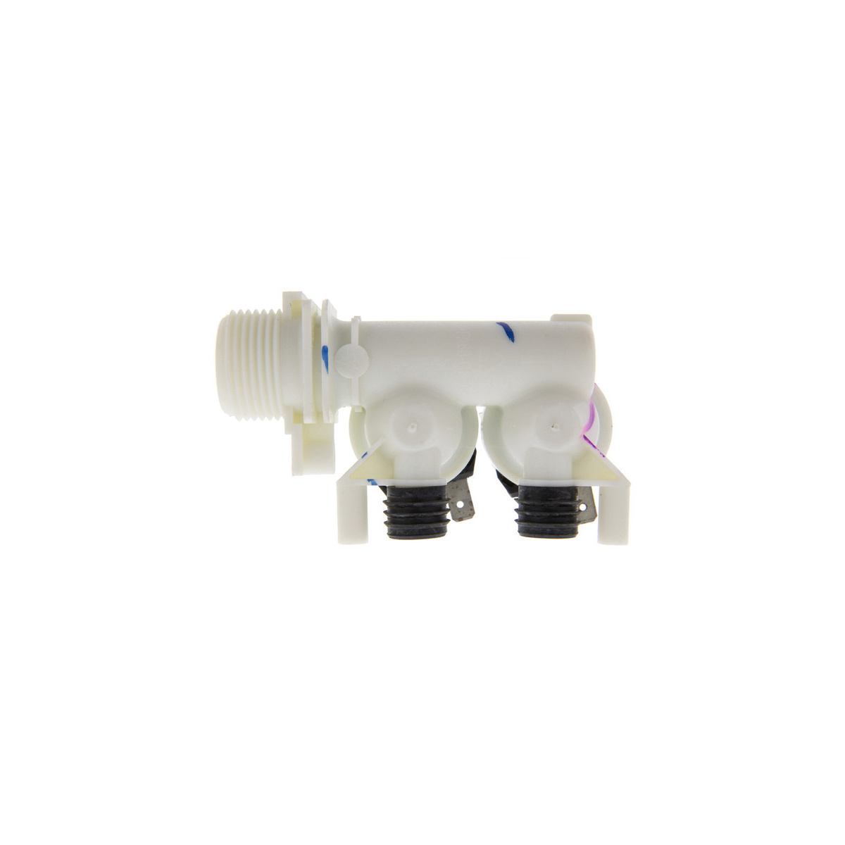 Electroválvula Lavadora 110333 220/240V 7L AB40EX compatible con Ariston, Modelos: AQXL120FR, LISA11FR, Compatible con Whirlpool y Indesit