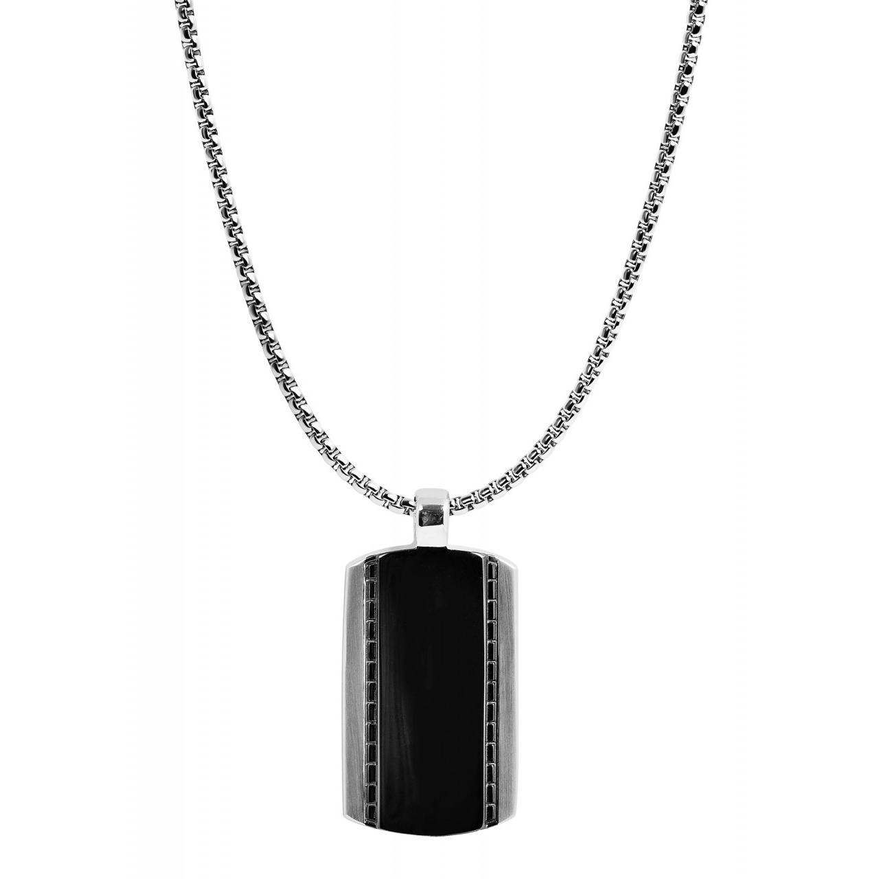 Akzent® Collar Gravável em Aço Inoxidável - 0299