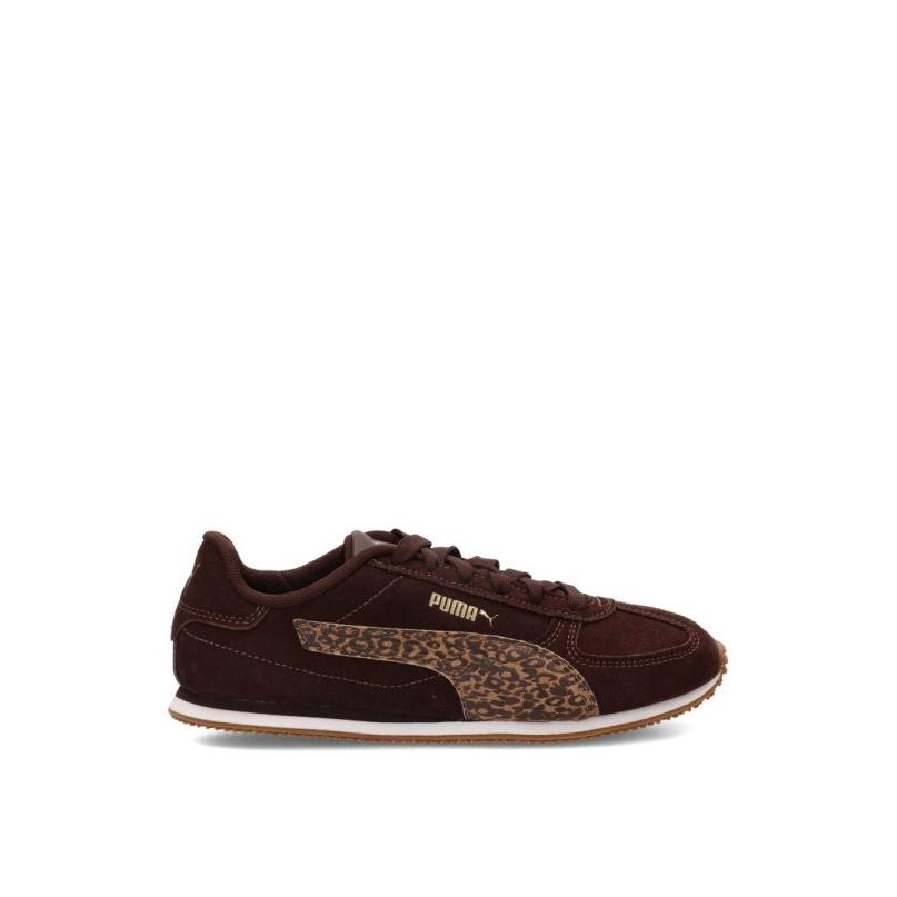 Zapatillas Casual Puma Pristis - Mujer - Suela Plana - Modelo 408449 - Color Marron