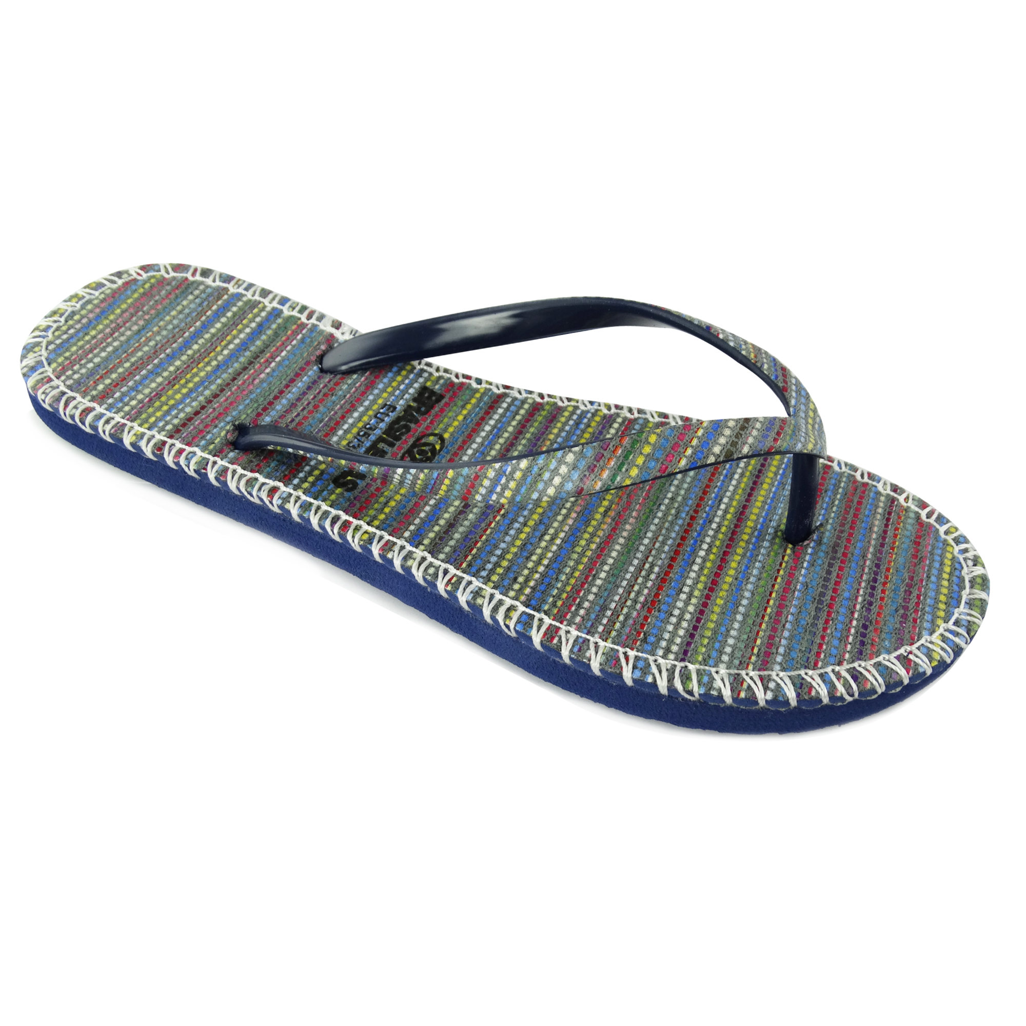 BRASILERAS Chanclas de playa de mujer con suela de goma