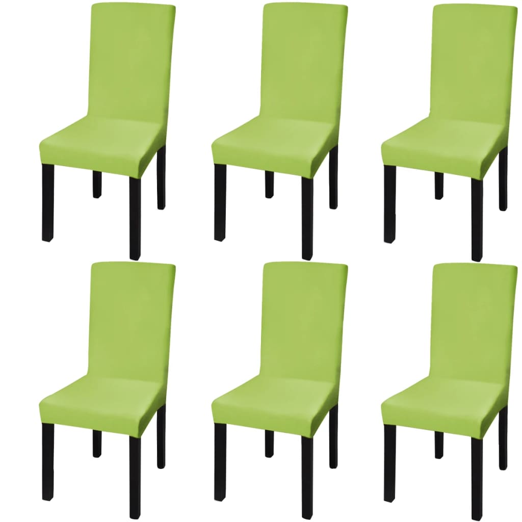 vidaXL 6x Funda Elástica Cubierta para Silla Ropa Asiento con Respaldo Color Blanco,  Burdeos,  Crema y mas