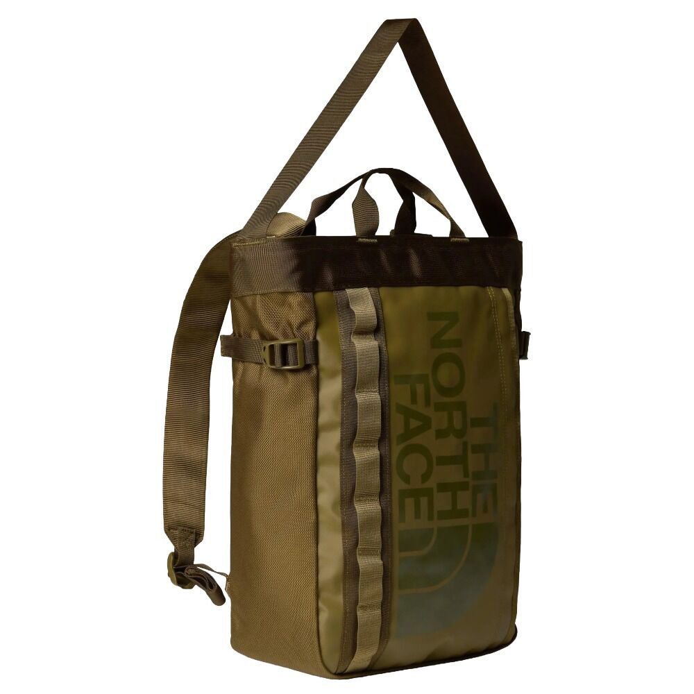 Bolso Tote Verde Caqui The North Face Base Camp Tote Pack Caraway Seed-Sycamore Resistente y Duradero