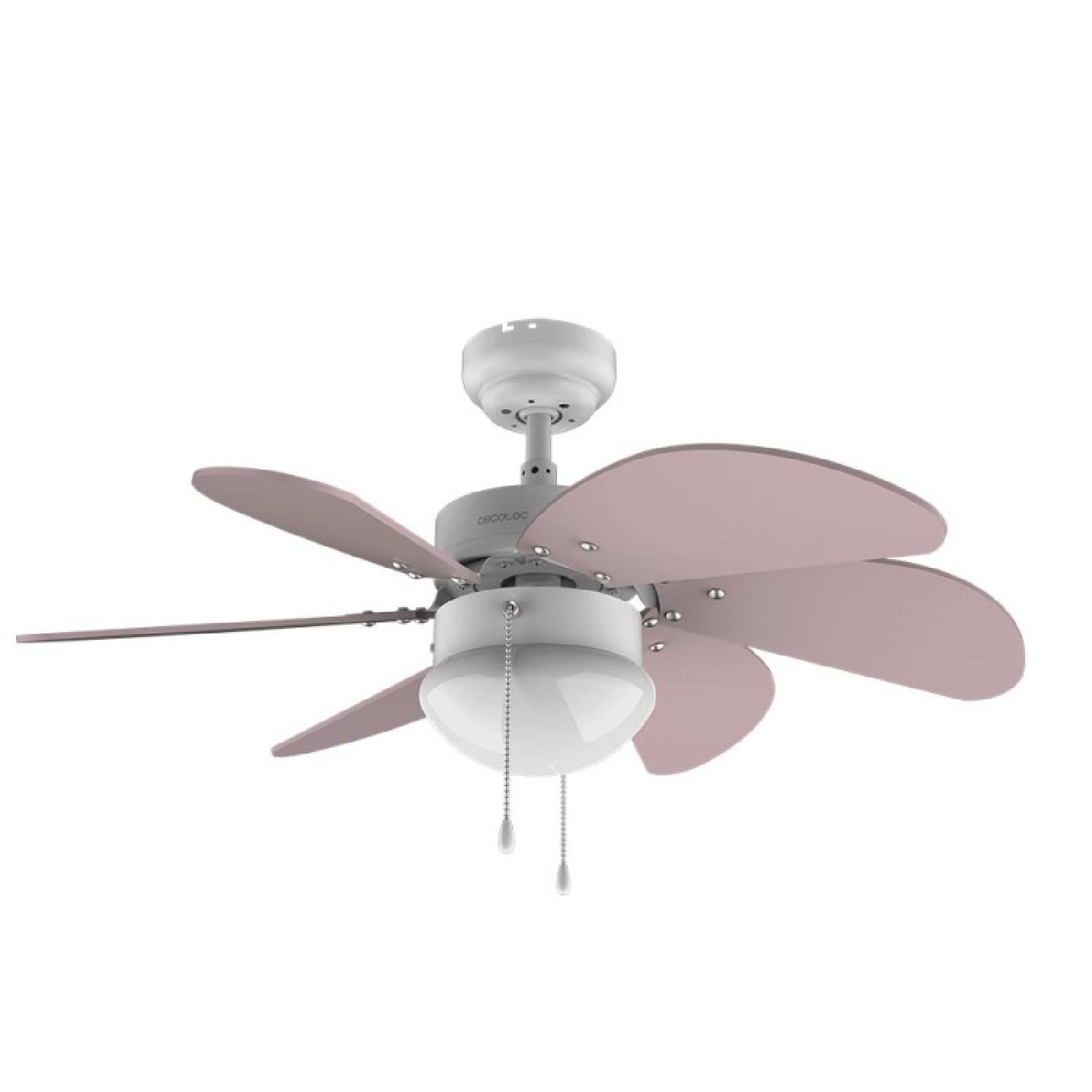 Cecotec Ventilador de techo  3600 Vision Purple. 50 W, Diámetro 92 cm, Lámpara, 3 Velocidades, 6 Aspas reversibles