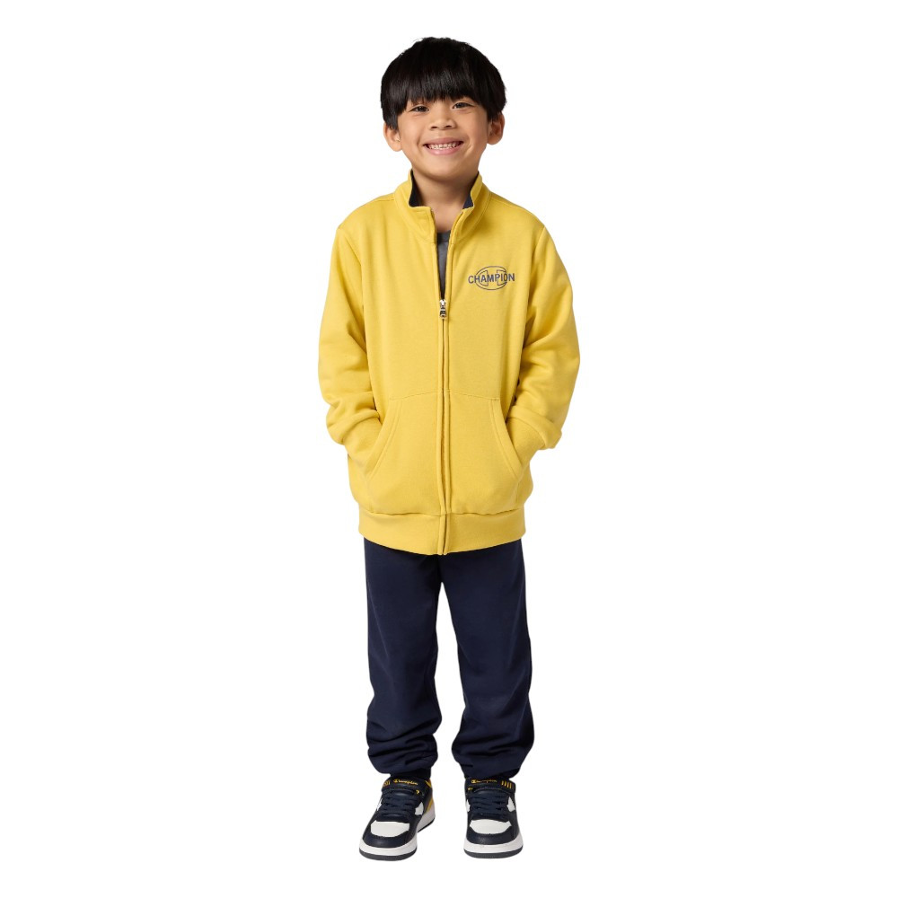 Chandal Champion Sweatsuit Azul Marino Amarillo 307261-Ys153 Conjunto Niño