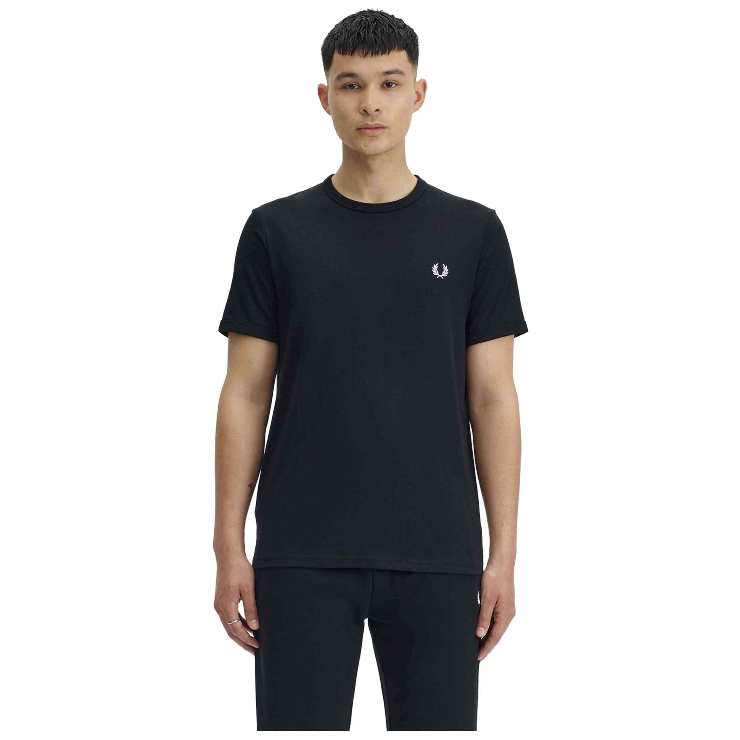 Fred Perry Camiseta modelo M3519-BLK en color Negro