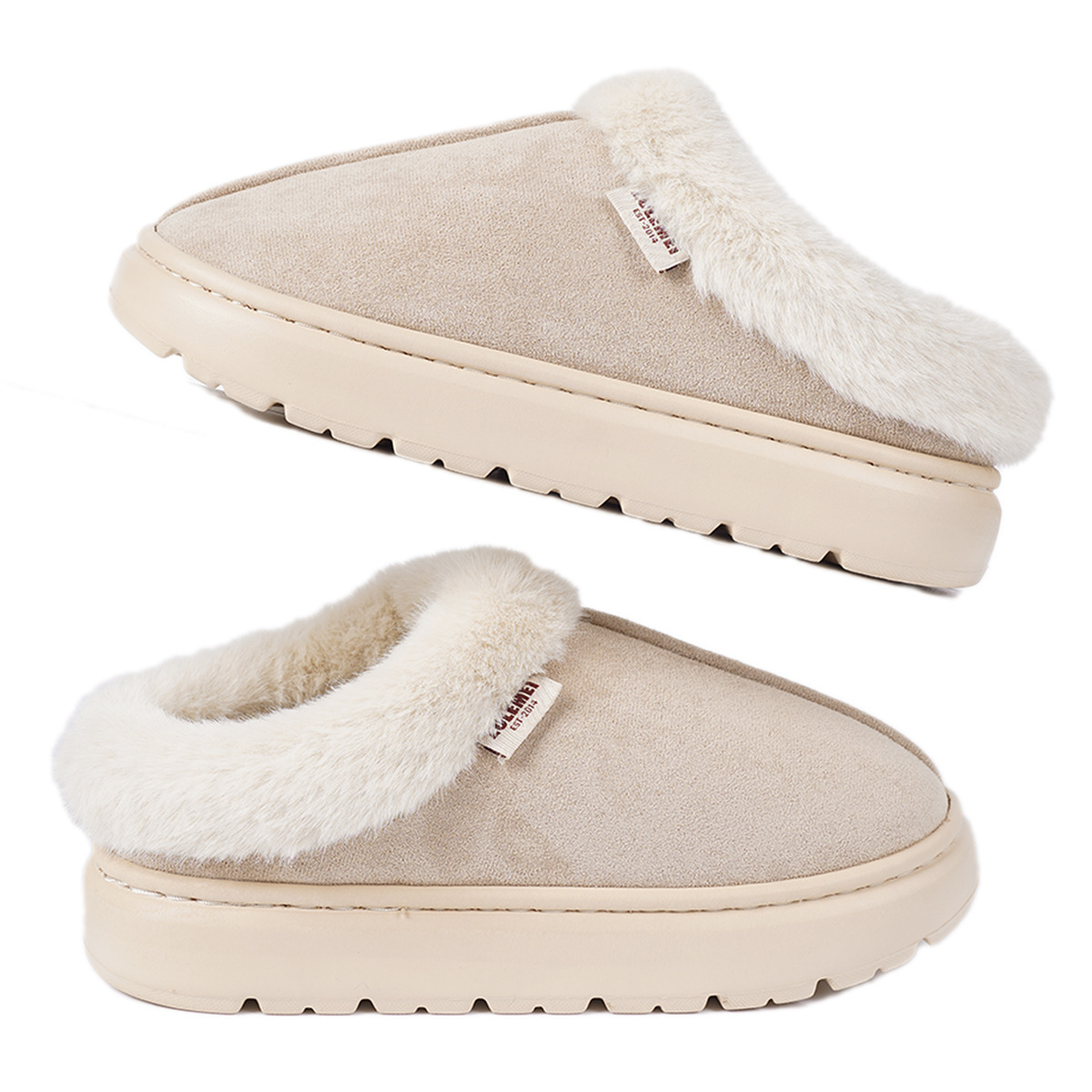 TK Zapatillas Casuales De Invierno Para Mujer Y Hombre Zapatos De Casa Con Forro De Algodón Suave Calzado Cálido Para Exterior Y Interior