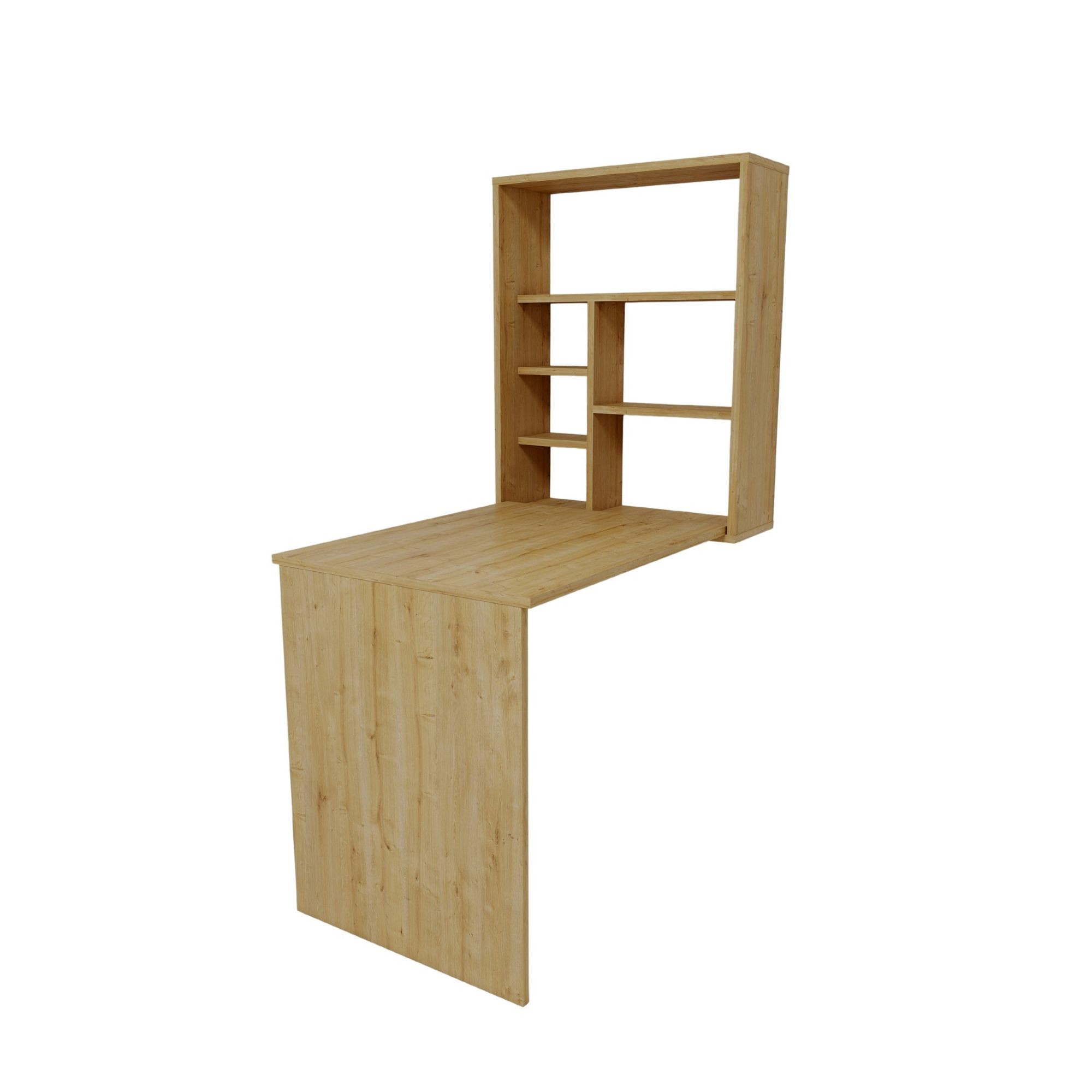Habitat y Jardin - Mesa de maquillaje de madera "Sedir" - 90 x 59 x 74 cm - Beige