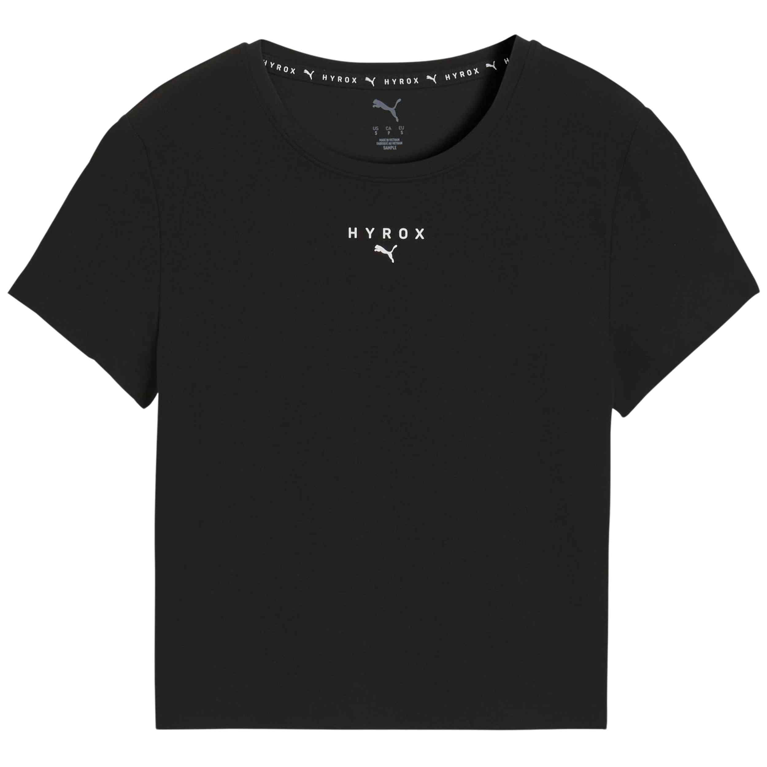 Camiseta De Manga Corta Puma modelo Puma x HYROX Shapeluxe "PUMA Black" para Mujer en color Negro