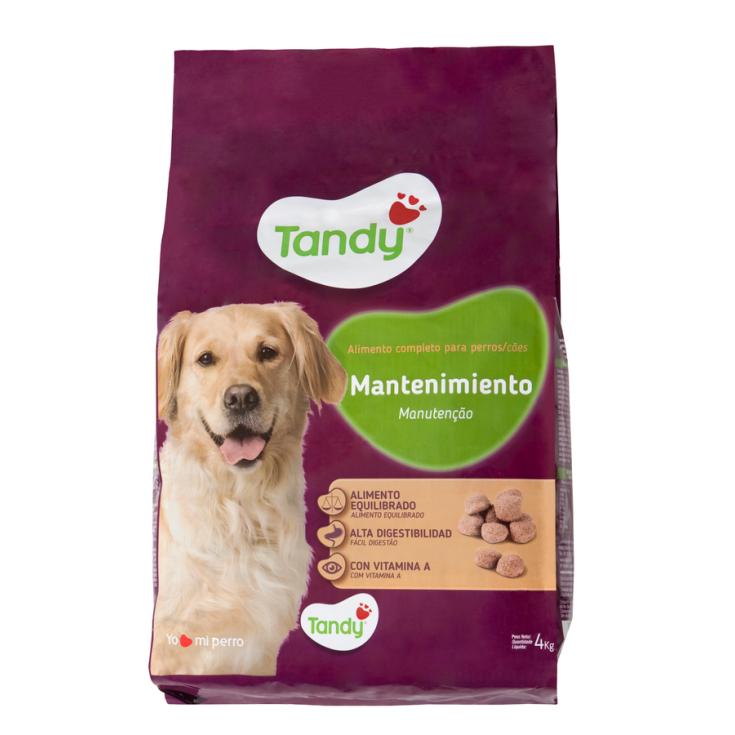 ALIMENTO PERRO MANTENIMIENTO TANDY 4KG COMIDA PARA PERROS  DE LA MEJOR CALIDAD N /