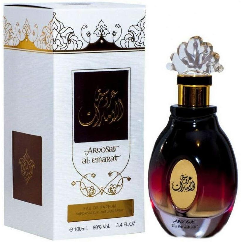Perfume árabe de mujer Aroosat Al Emarat Perfume 100ml,Fragancia femenina fresca, floral , duradera, Colonia de mujer 100 ml NOVEDAD