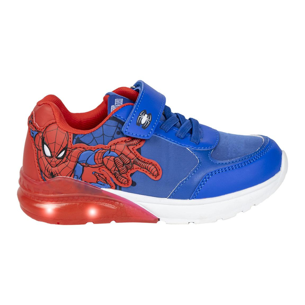 Marvel Spiderman Cerdá Zapatillas Deportivas con Luces Azul y Rojo Niño 77965