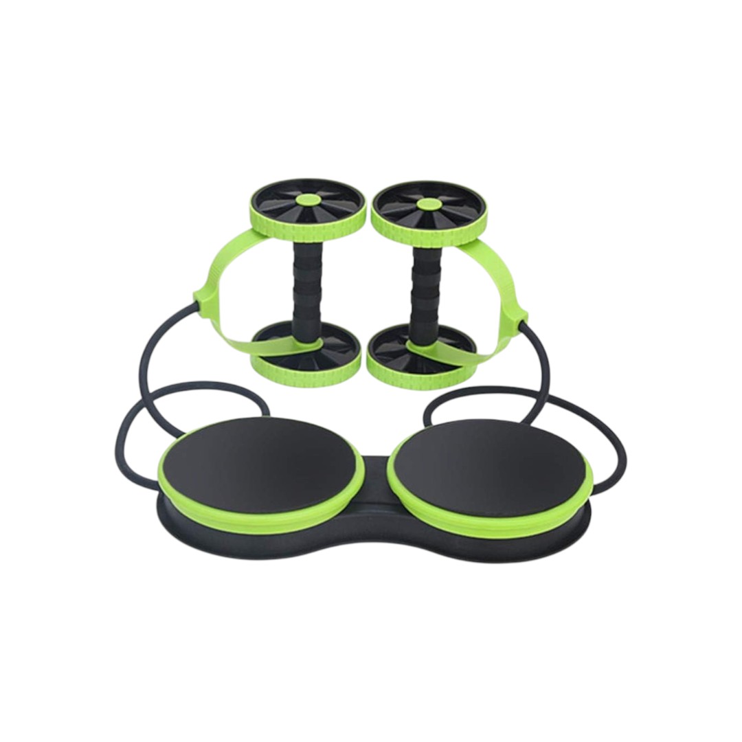 Rueda Abdominal Rueda Abdominal Multifunción Rueda Abdominal Abdominal Plegable Abdominal Entrenador de Músculos Gimnasio en Casa Rueda de Fitness Equipo de Gimnasio