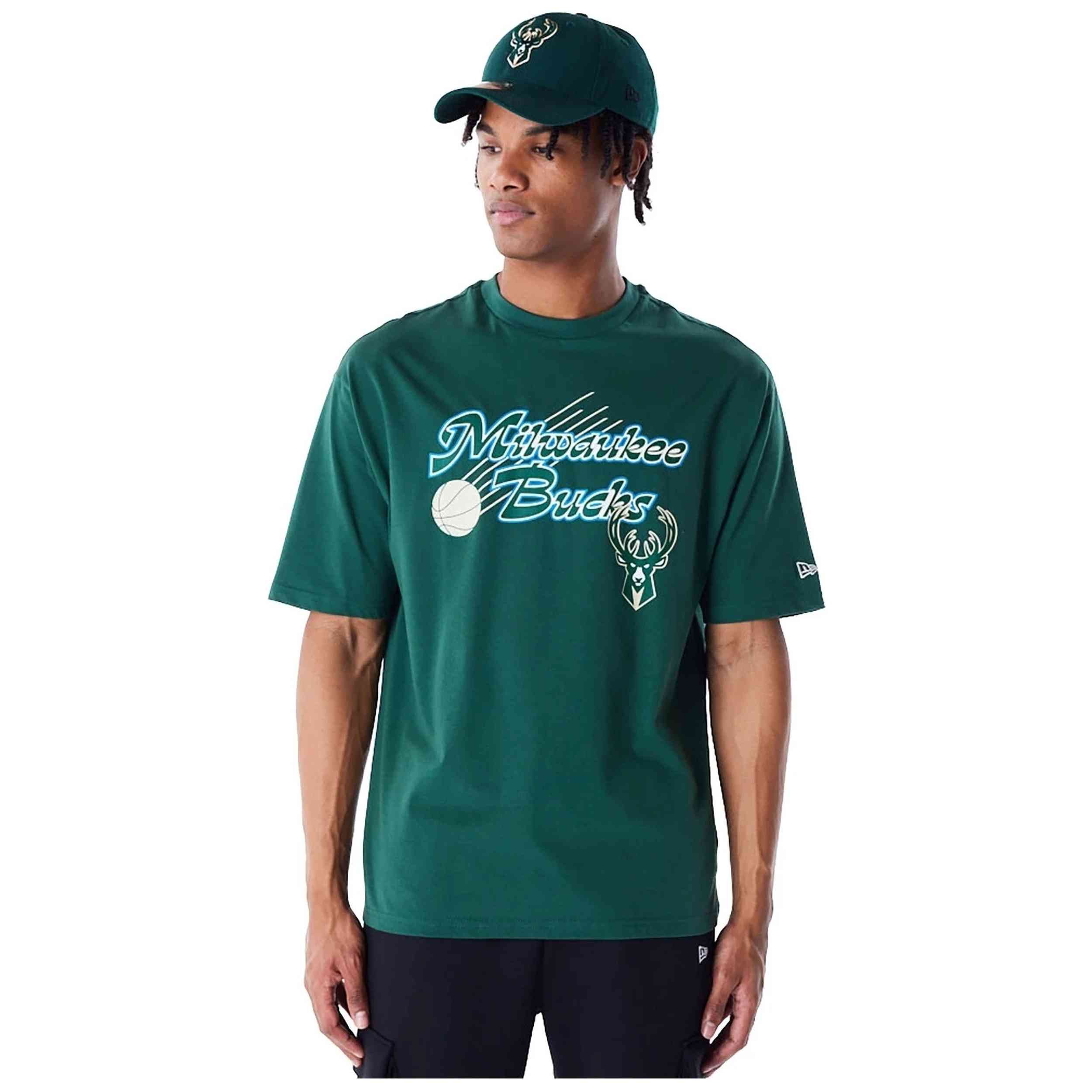 Camiseta De Manga Corta New Era modelo 60564789-301 para Hombre en color Verde
