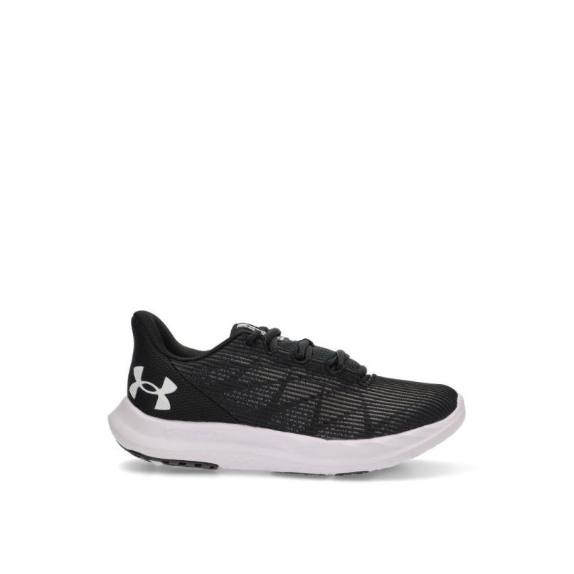 Zapatillas Running Under Armour - Mujer - Suela Plana - Modelo 3027006 - Color Negro
