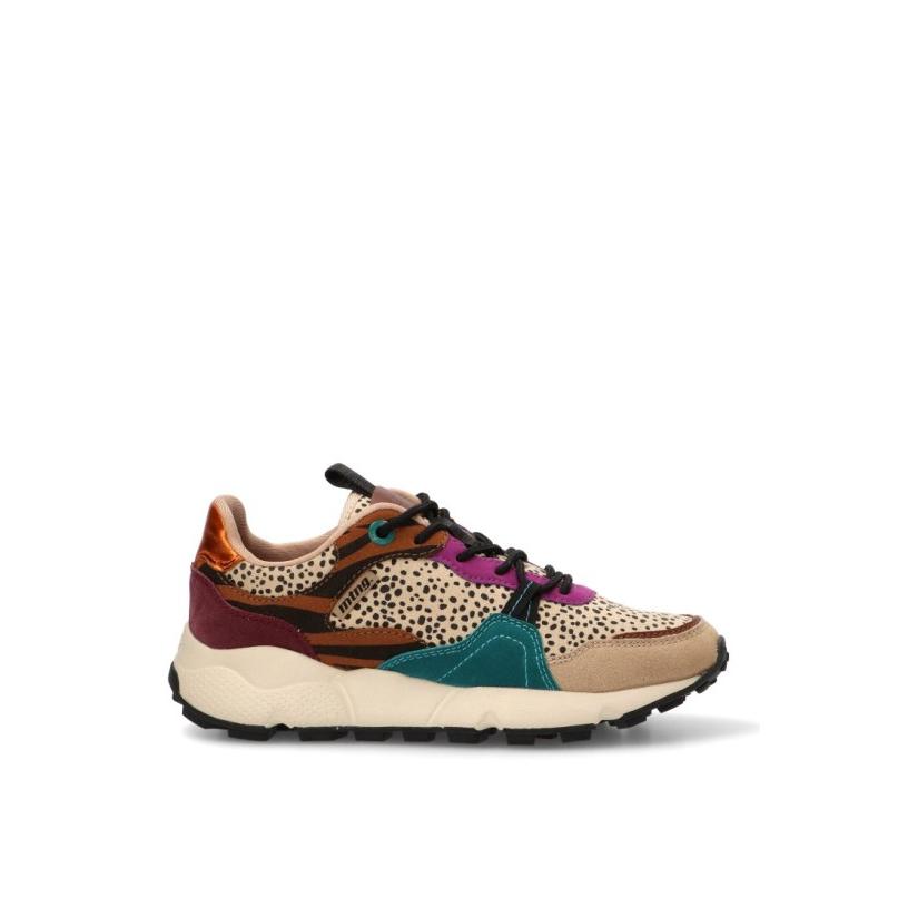 Zapatillas Casual Mustang - Mujer - Suela Plana - Modelo 60431 - Color Beige