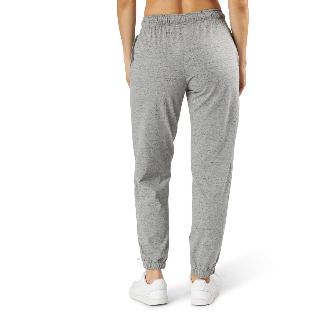 Nike - Pantalón deportivo gris para mujer de punto de algodón reciclado con motas vintage y sostenible, talla única