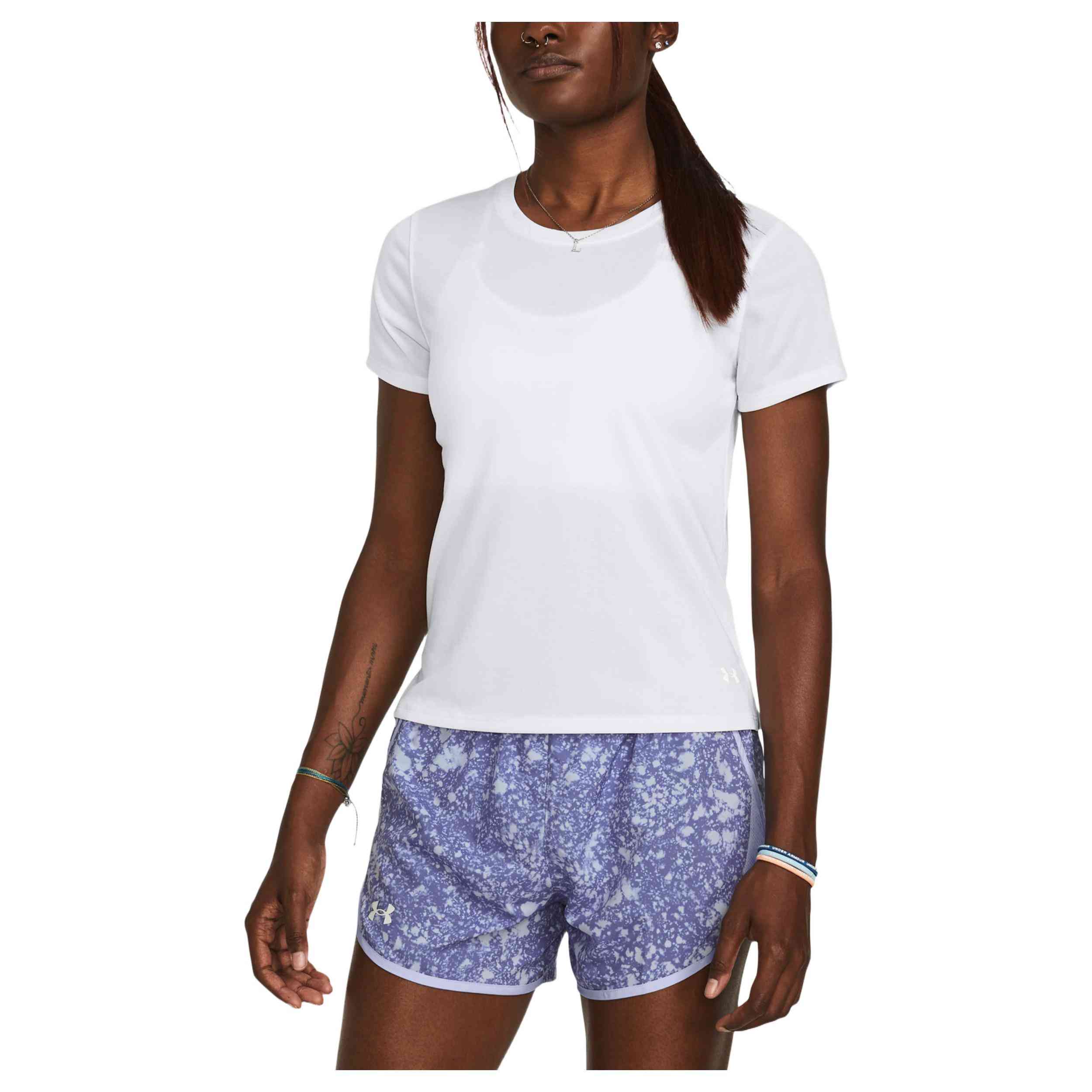 Camisetas De Manga Corta Under Armour modelo 1382434-100 para Mujer en color Blanco