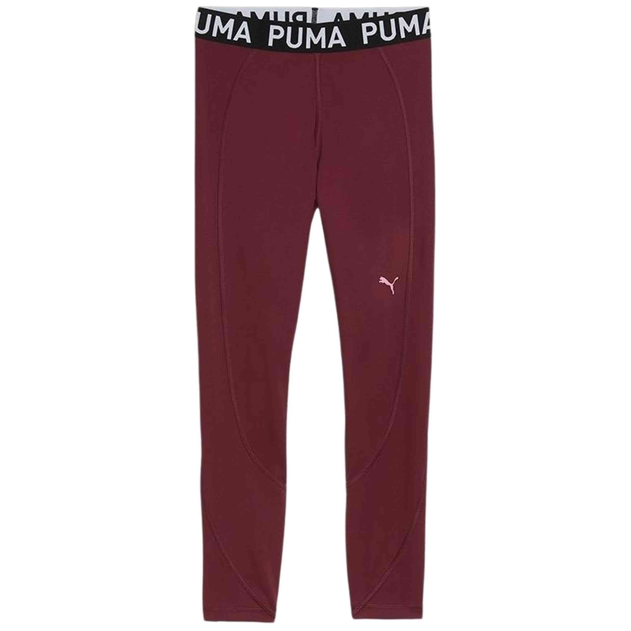 Mallas Deportivas Puma modelo Malla larga Puma Strong granate mujer para Mujer en color Rojo