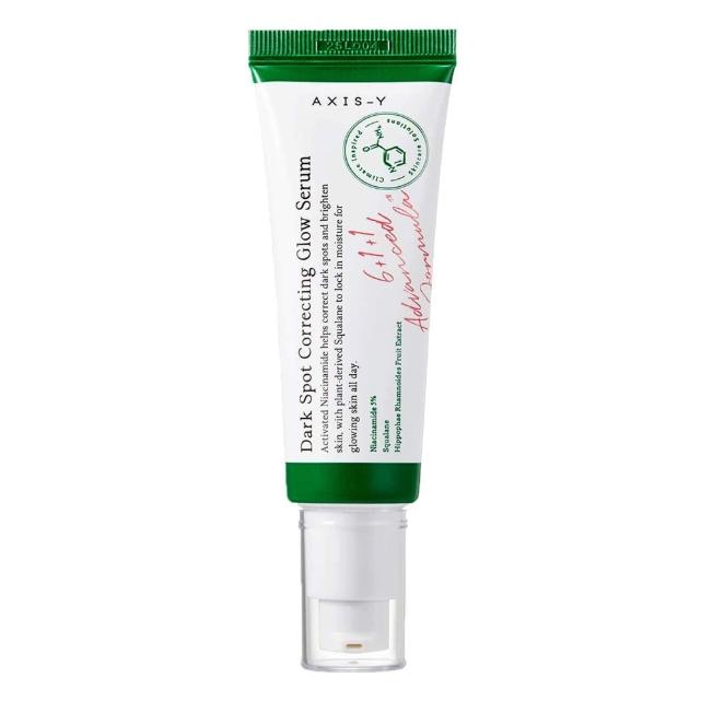 AXIS-Y DARK SPOT CORRECTING GLOW SERUM 50 ML,Suero Corrector de manchas oscuras,Tratamiento anti-manchas,Corrige la pigmentación y mejora el tono desigual de la piel. Retiene la humedad ,K-Beauty NOVEDAD